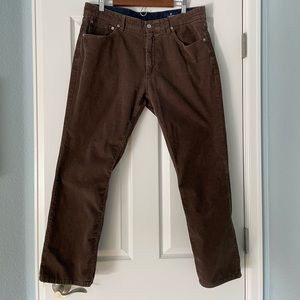 Cremieux 36 X 30 Brown Corduroy Pants
